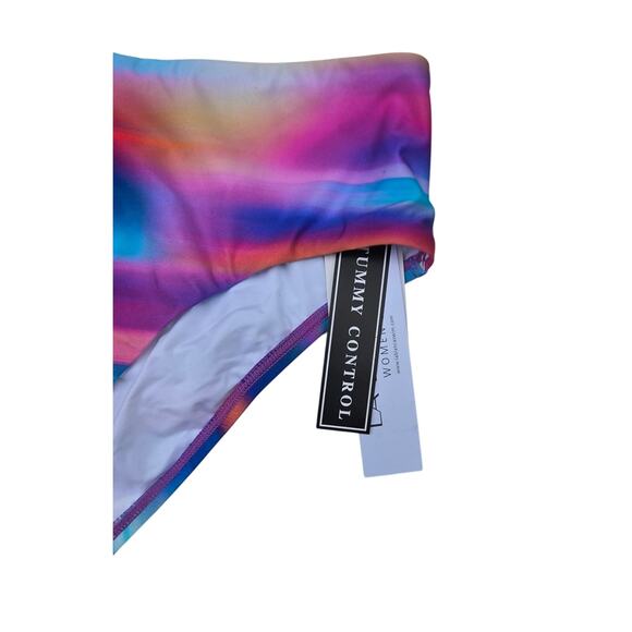 LA BLANCA Women's Sunset Mid-Waist Bikini Bottoms Size 16W NWT - Picture 2 of 4